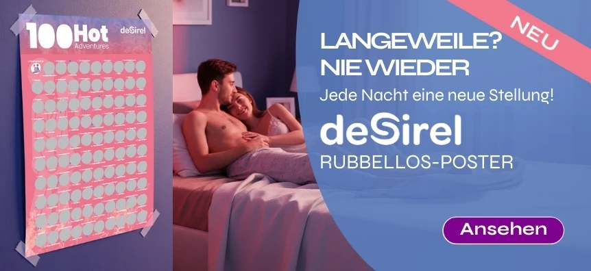 Desirel - 100 Sexstellungen Rubbelposter Gesellschaftsspiel | Sexshop Schweiz Desirel.ch