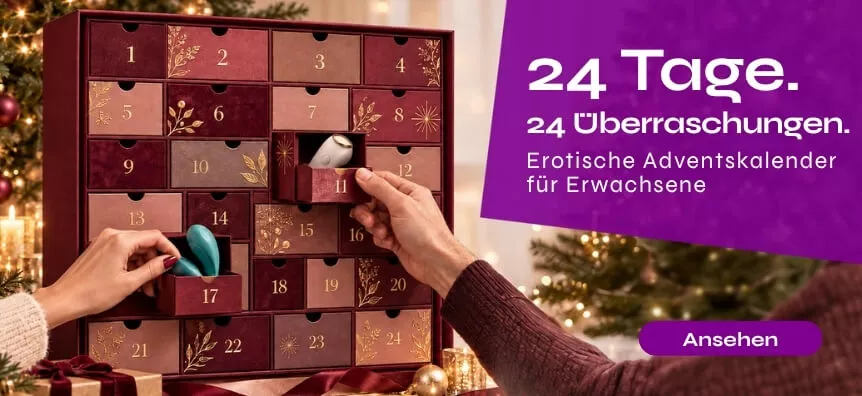24 Tage voller Lustmomente: Adventskalender mit Sexspielzeug für Erwachsene | Sexshop Schweiz Desirel.ch