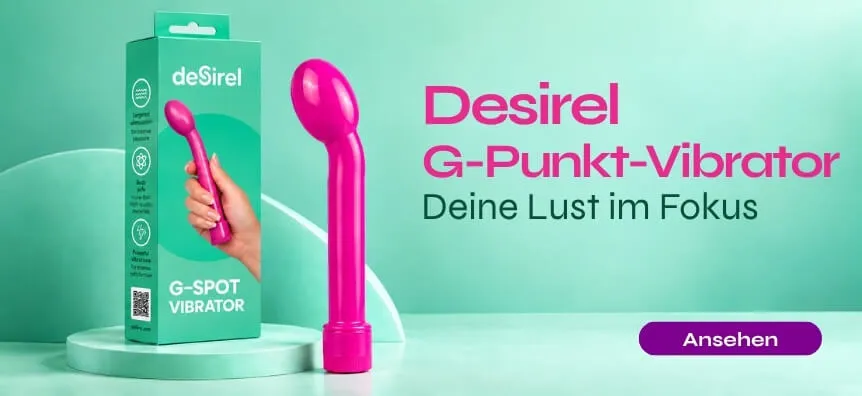 Neu: gebogener Desirel G-Punkt-Vibrator für gezielte Lustmomente | Sexshop Schweiz Desirel.ch