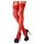 Cottelli - Rote Spitzenstrümpfe - 3/M-L