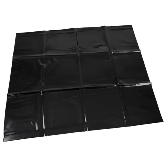Fetisch - Vinyl-Kissenbezug (schwarz)