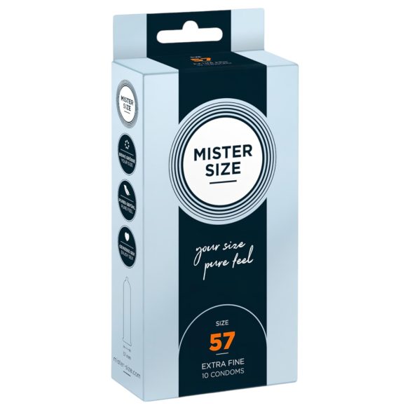Mister Size dünnes Kondom - 57mm (10 Stk)