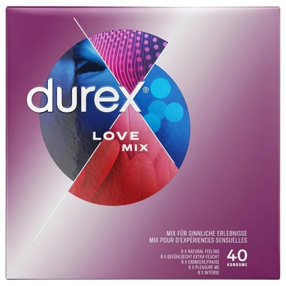 Durex Love Mix - Kondom-Set (40 Stk.)