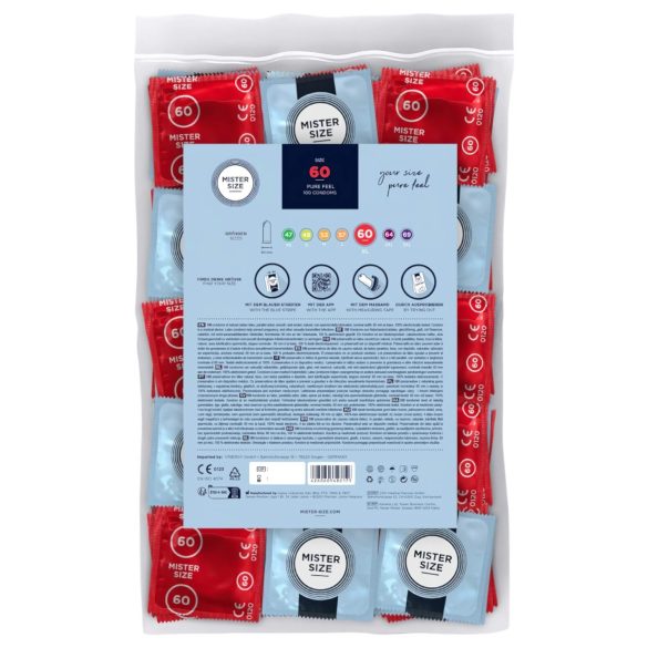 Mister Size dünne Kondome - 60mm (100 Stk)