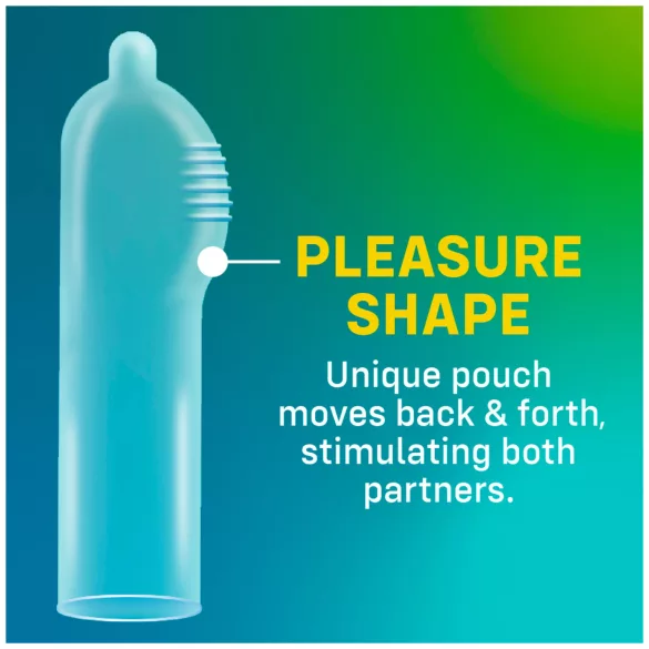 ONE Pleasure Plus - Kondom mit Innenrippen (12 Stk.)