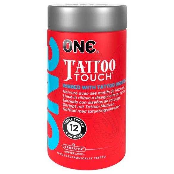 ONE Tattoo Touch - Tattoo-Muster Kondome (12 Stk)