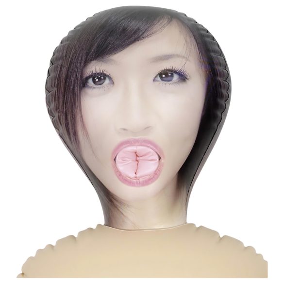 Kuschelnde Mayumi Liebespuppe