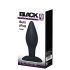 Black Velvet Analplug - groß