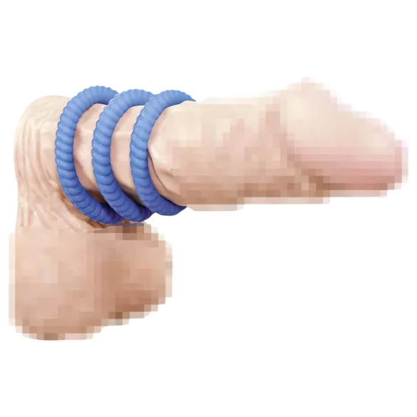 You2Toys - Lust Peniskabel-Set - Blau