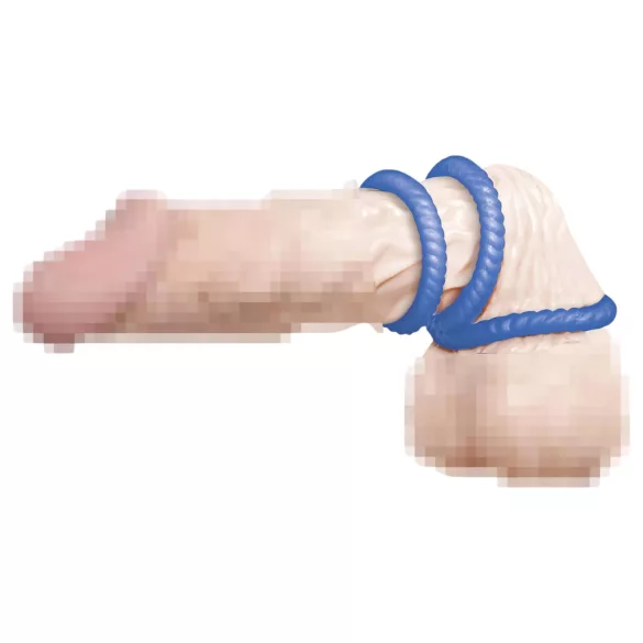 You2Toys - Lust Peniskabel-Set - Blau