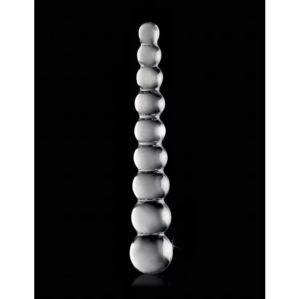 Icicles No. 2 - Kugelförmiger Glasdildo (Transparent)