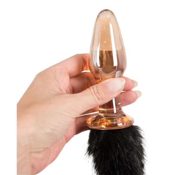 You2Toys - Glas Analplug mit Katzenschwanz