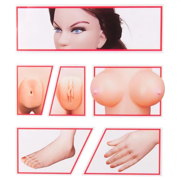 NMC - Suzie Carina - aufblasbare Gummipuppe