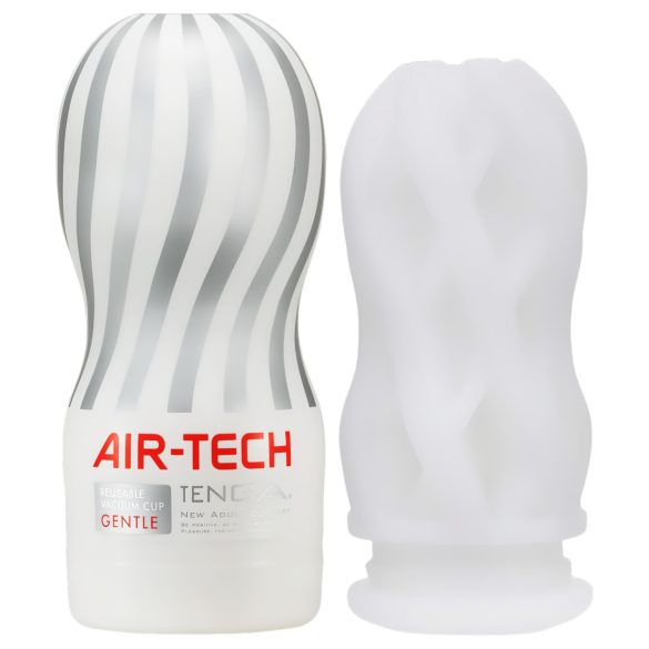 TENGA Air Tech Gentle - Strukturierter Masturbator (Weiß)