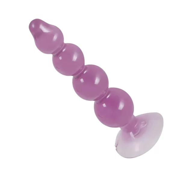 You2Toys - Analperlen - lila Saugnapf Analstab
