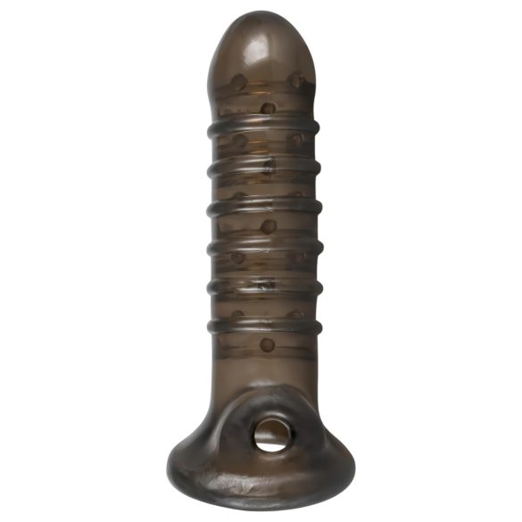 Rebel - Graue gerippte Penishülle