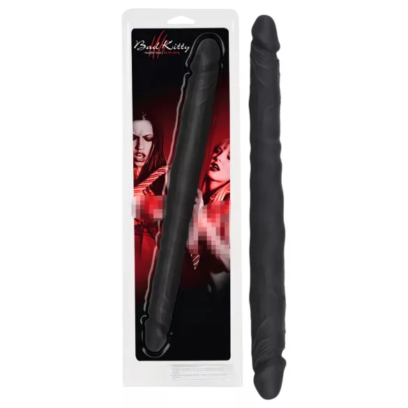 Bad Kitty - Silikon-Doppeldildo (schwarz)