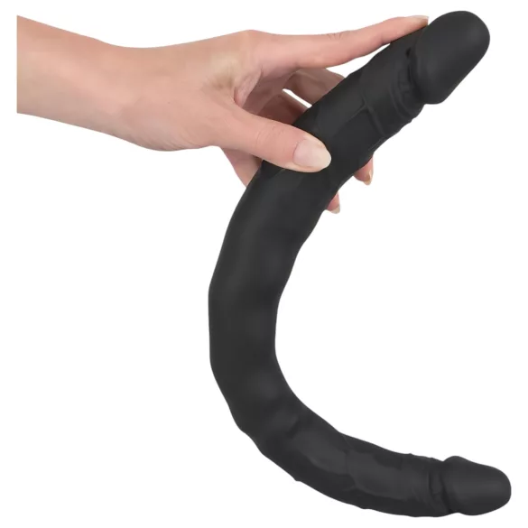 Bad Kitty - Silikon-Doppeldildo (schwarz)