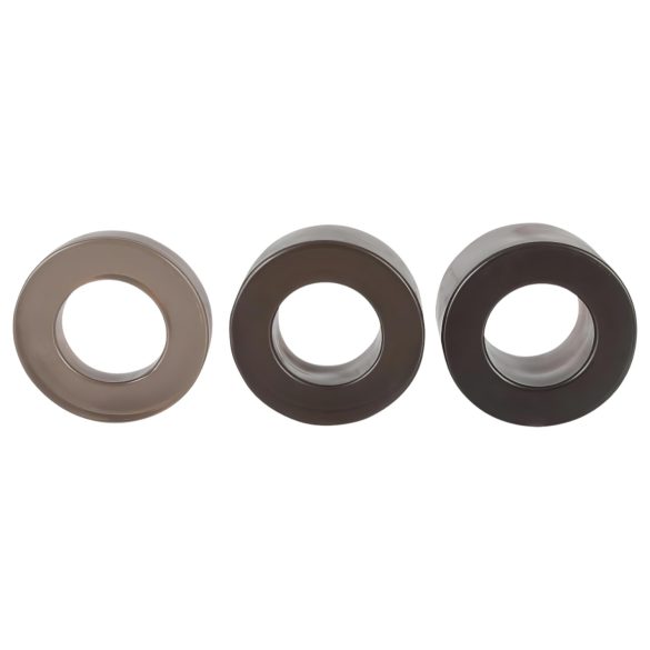 You2Toys - Penisring- & Streckset (grau)