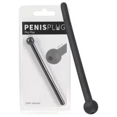 Dilator Piss Play - hohler Silikon-Dilator (schwarz)