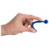 Dilator Sperm Stopper - Kugel-Silikondilator (blau)
