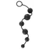 Black Velvet - 6-kugelige Analdildo (schwarz)