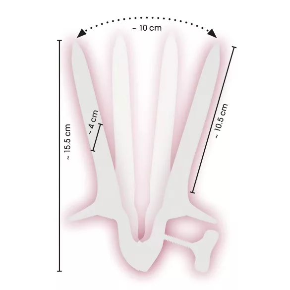 Fetisch - Vaginal-Spekulum (Hüvelykacsa) - Stahl