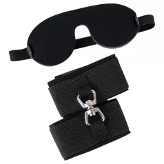 Bad Kitty - Handschellen & Augenbinde (schwarz)