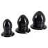 You2Toys - Dehnungs Plug Set - Anal-Plug Set - 3er (schwarz)
