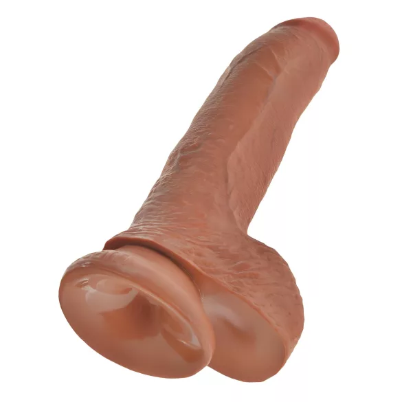 King Cock 23 cm Hodendildo - Braun