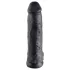 King Cock 12 großer Dildo mit Hoden (30 cm) - schwarz