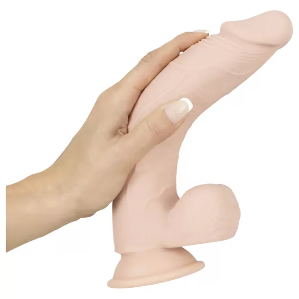 Nature Skin - Saugnapf, lebensechter Dildo - Hautfarbe (mittel)
