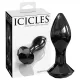 Icicles Nr. 78 - konischer Glas-Analplug (schwarz)