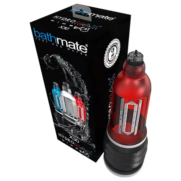 Bathmate Hydromax 7 Wide - Hydropumpe (Rot)