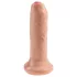 King Cock 6 - realistische Dildo (15 cm) - natur