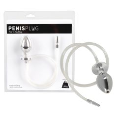 Piss to Ass Plug - Hohler Analplug mit Harnröhrendehner