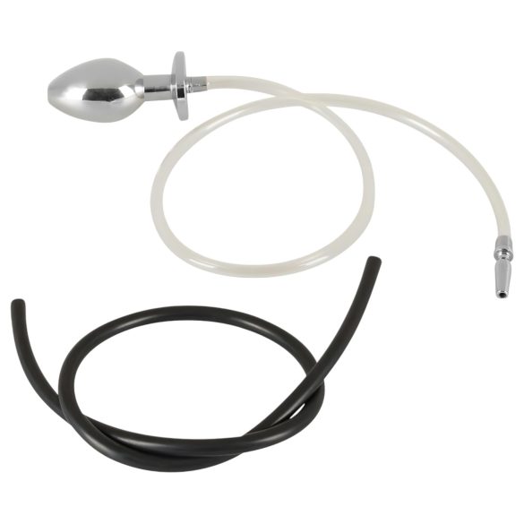 Piss to Ass Plug - Hohler Analplug mit Harnröhrendehner