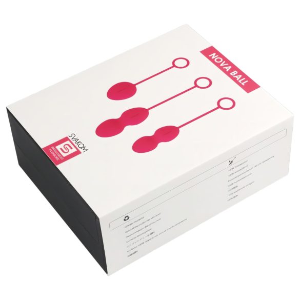 Svakom Nova - 3-teiliges Kegelball-Set (rot)