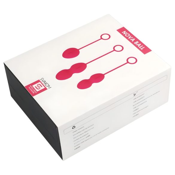 Svakom Nova - 3-teiliges Kegelball-Set (rot)