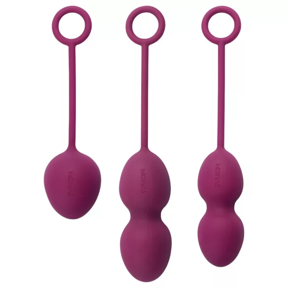 Svakom Nova - 3-teiliges Liebeskugel-Set (violett)
