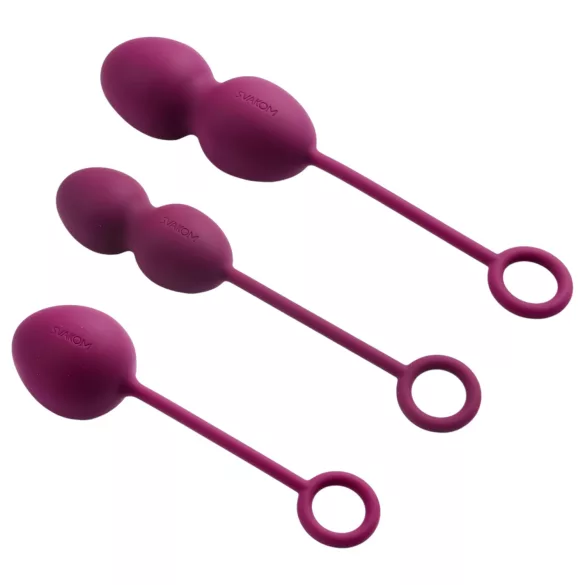 Svakom Nova - 3-teiliges Liebeskugel-Set (violett)