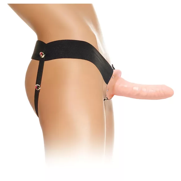 Pipedream - Fetish Strap-On 6 - anlegbarer, hohler Dildo (hautfarben)