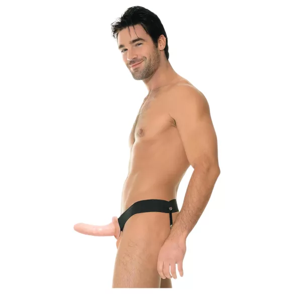 Pipedream - Fetish Strap-On 6 - anlegbarer, hohler Dildo (hautfarben)