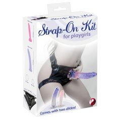 You2Toys - Strap-on Set - zum Anlegen, 2 Dildos