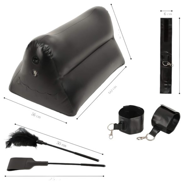 You2Toys Love Cushion - aufblasbares Liebeskissen-Set (schwarz)