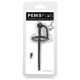 Penisplug - Silikondilator mit Eichelring (0,6mm) - schwarz