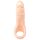 Realistixxx Double F - naturgetreues Dildo mit Penisring (Hautfarben)