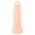 Realistixxx Double F - naturgetreues Dildo mit Penisring (Hautfarben)