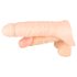 Realistixxx Double F - naturgetreues Dildo mit Penisring (Hautfarben)