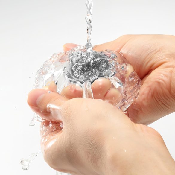 TENGA Aero - Super Saug Mund-Masturbator (Weiß-Silber)